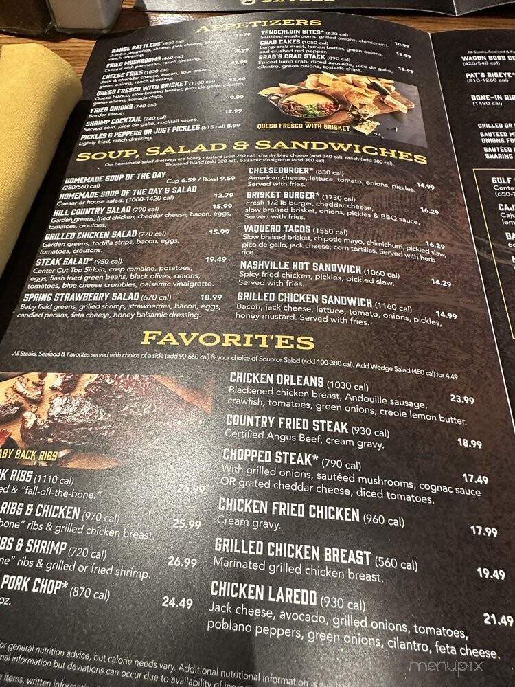 Saltgrass Steakhouse - Norman, OK menu_pic