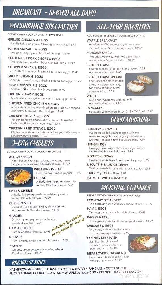 Woodbridge Restaurant - Oklahoma City, OK menu_pic
