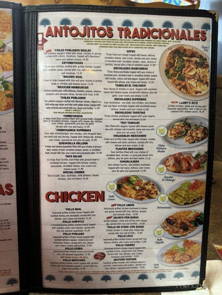 Camino Mexican Restaurant - Dickson, TN menu_pic
