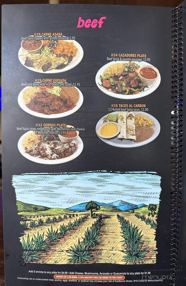 Munoz Cafe - Runge, TX menu_pic