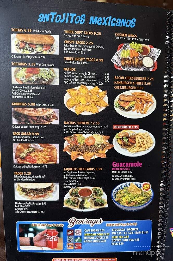 Munoz Cafe - Runge, TX menu_pic