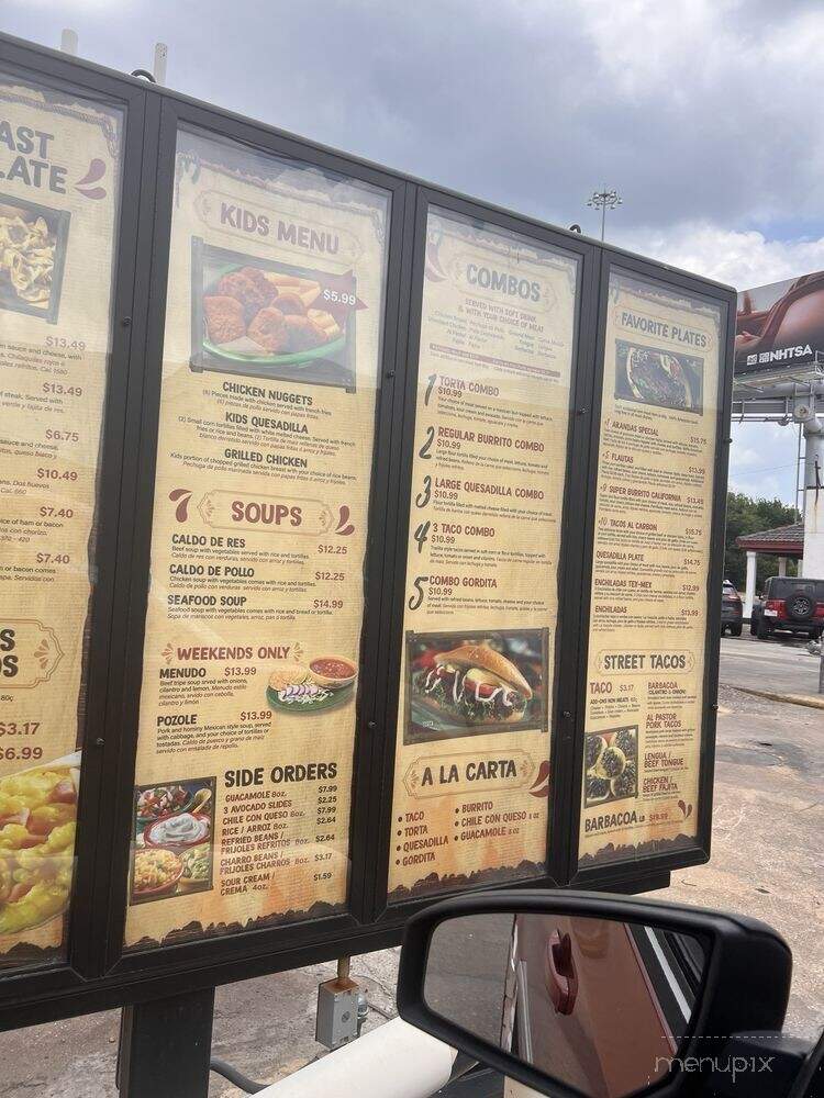 Taqueria Arandas - Humble, TX menu_pic