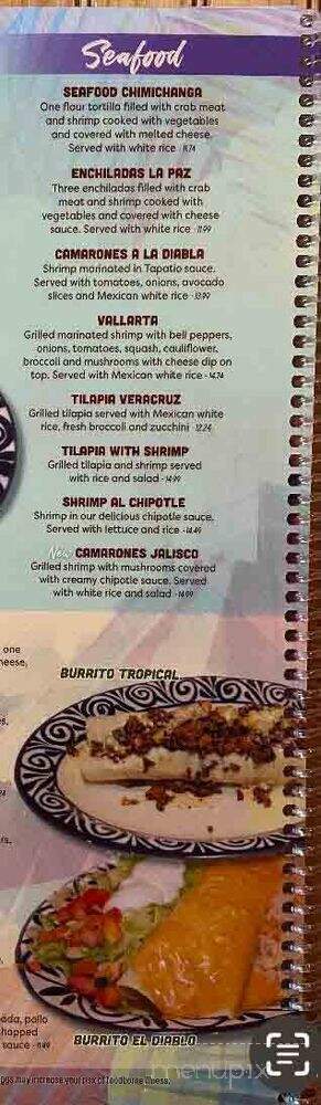 Las Trancas Mexican Restaurant - Clarksburg, WV menu_pic