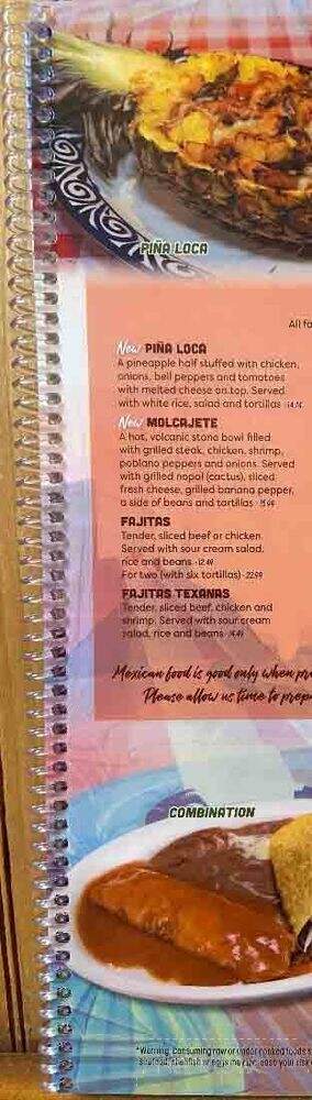 Las Trancas Mexican Restaurant - Clarksburg, WV menu_pic