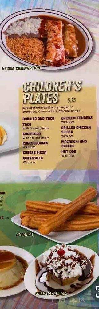 Las Trancas Mexican Restaurant - Clarksburg, WV menu_pic
