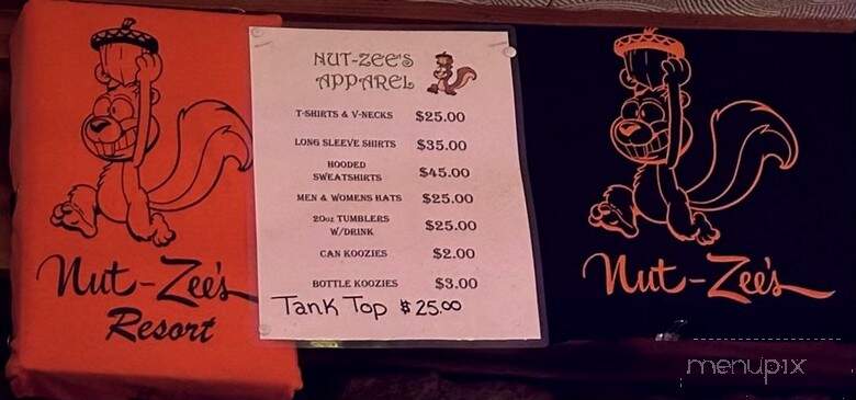 Nut Zee's Inn Restaurant - Gleason, WI menu_pic