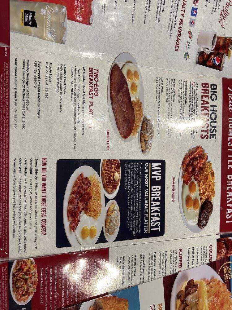 Huddle House - Hamilton, AL menu_pic