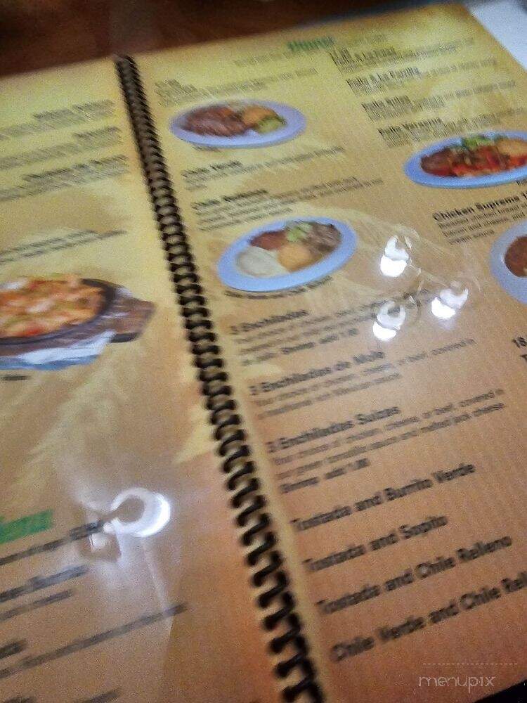 Colima Mexican Restaurant - Visalia, CA menu_pic