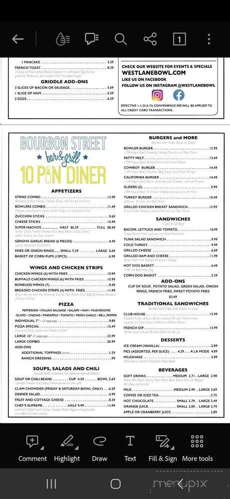 Scores Sports Bar & Grill - Stockton, CA menu_pic