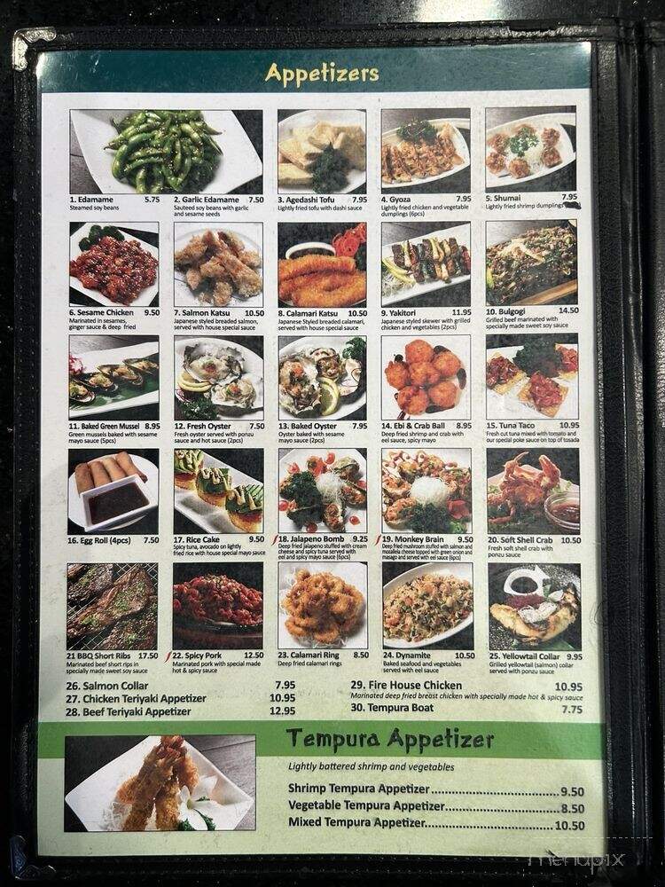 Habi Sushi - Porterville, CA menu_pic