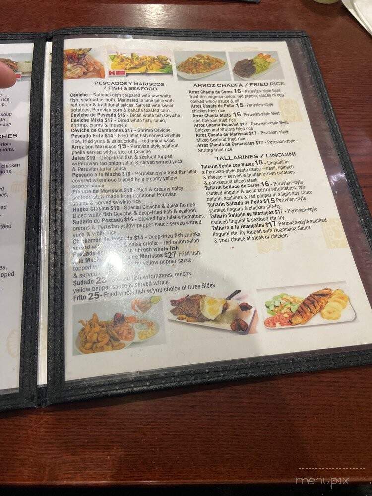 Hugo's Restaurant - Rahway, NJ menu_pic