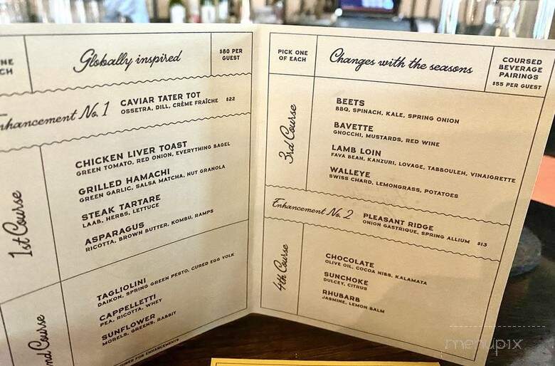 EsterEv - Milwaukee, WI menu_pic