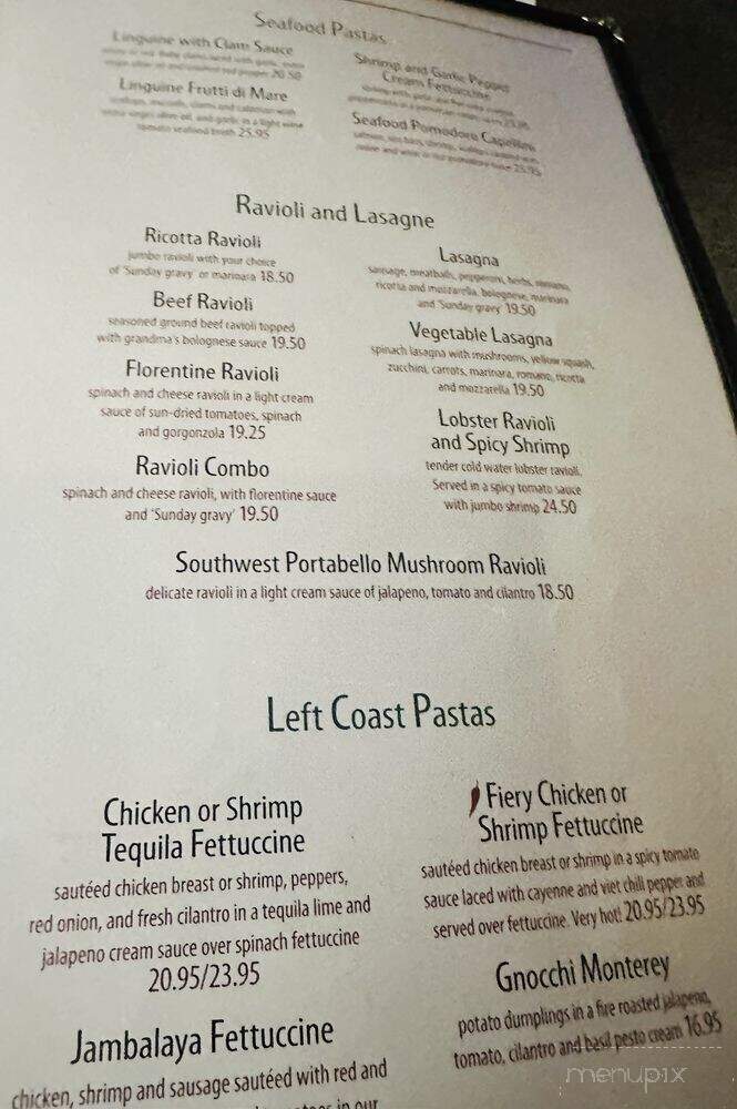 Finbars Italian Kitchen - Seal Beach, CA menu_pic