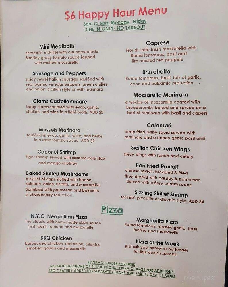 Finbars Italian Kitchen - Seal Beach, CA menu_pic