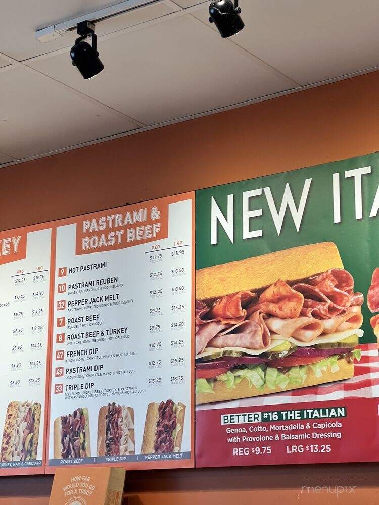 TOGO'S Sandwiches - Kent, WA menu_pic