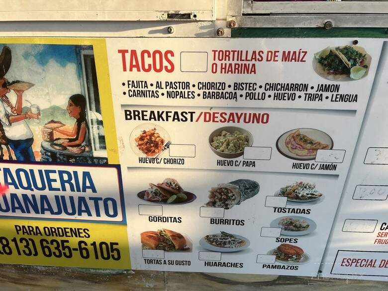 Taqueria Guanajuato - Wimauma, FL menu_pic
