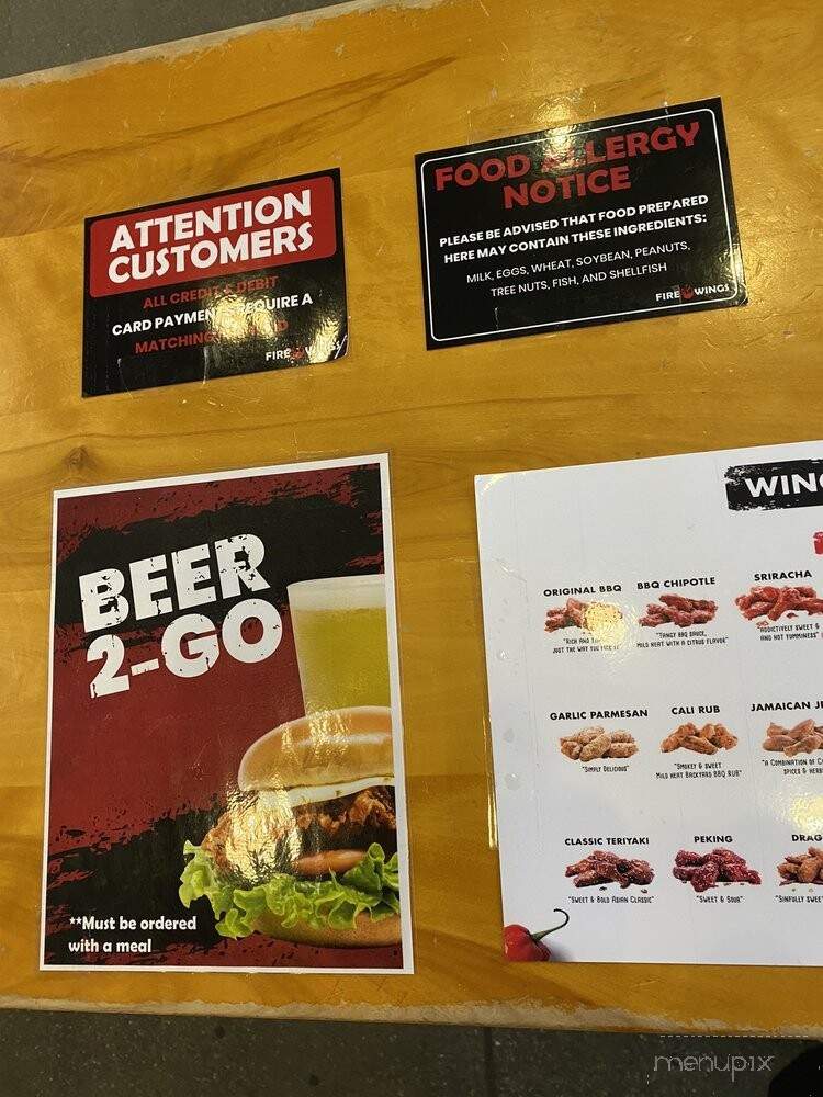 Fire Wings - Sacramento, CA menu_pic