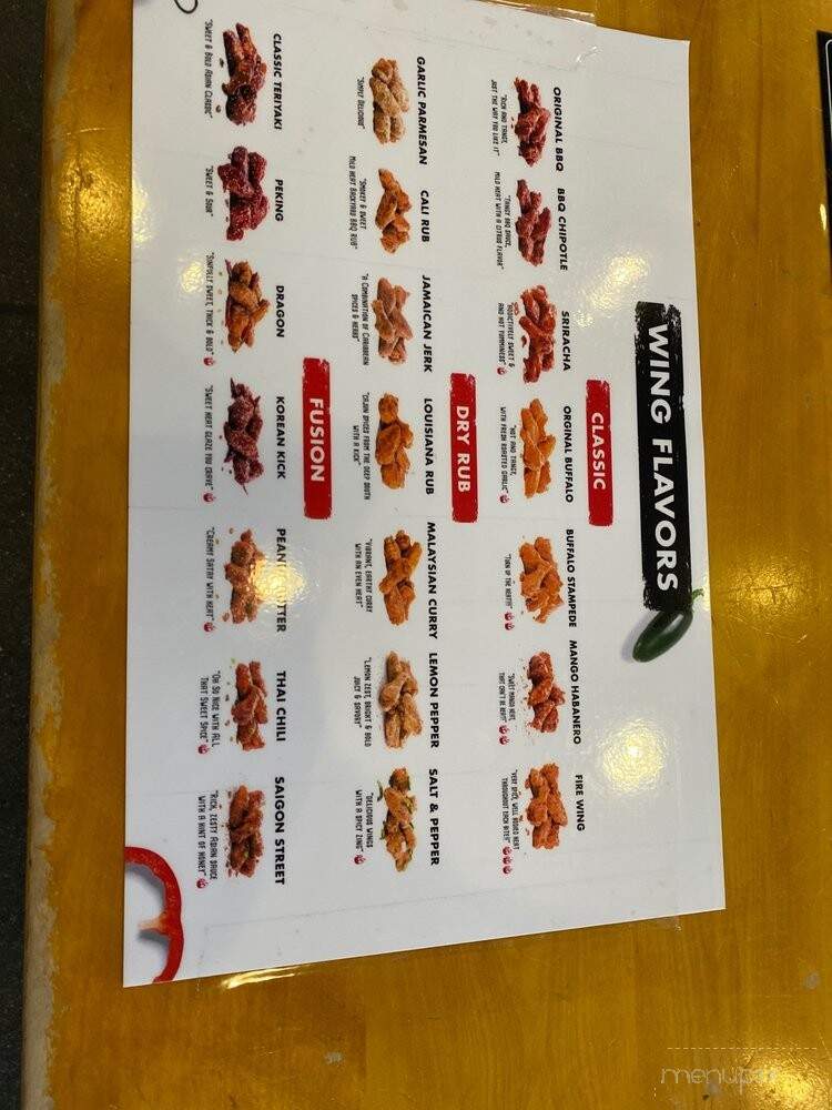 Fire Wings - Sacramento, CA menu_pic