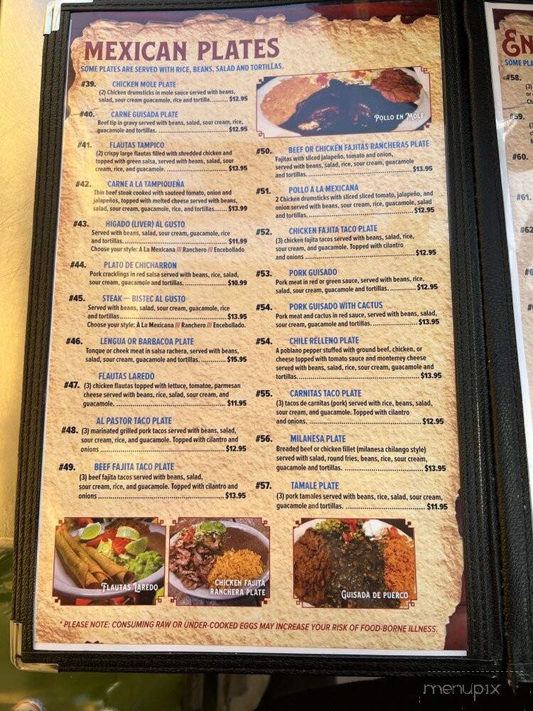 Las Cazuelas Mexican Restaurant #2 - Pflugerville, TX menu_pic