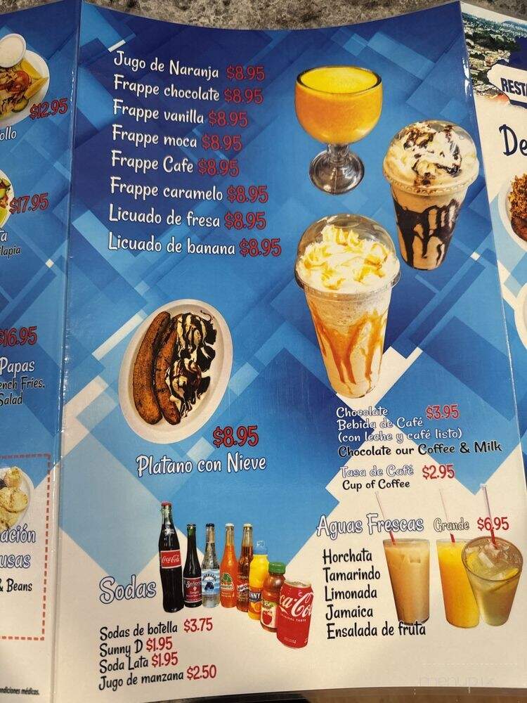 Restaurante Y Pupuseria Los 3 Hermanos - Phoenix, AZ menu_pic