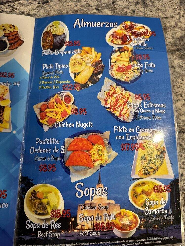 Restaurante Y Pupuseria Los 3 Hermanos - Phoenix, AZ menu_pic