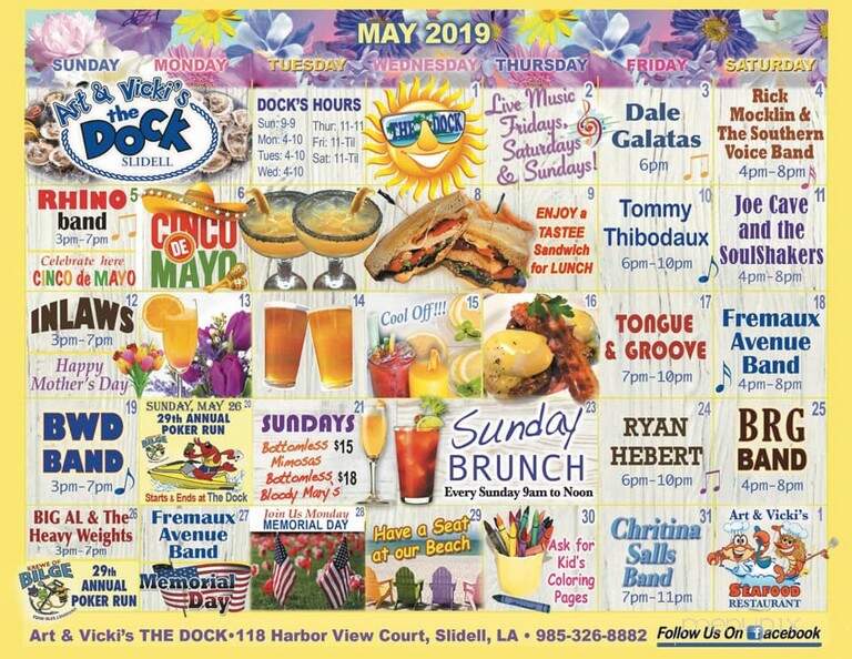 Robin's Wharf Dockside Seafood Restaurant - Slidell, LA menu_pic