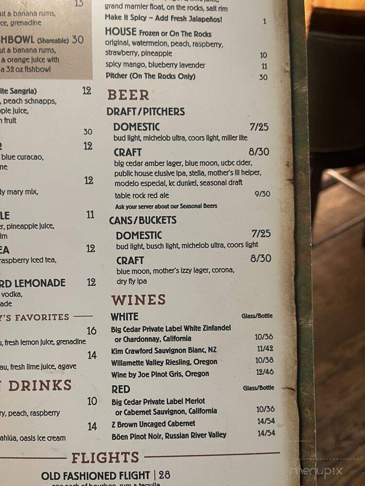 Uncle Buck's Fish Bowl & Grill - Ridgedale, MO