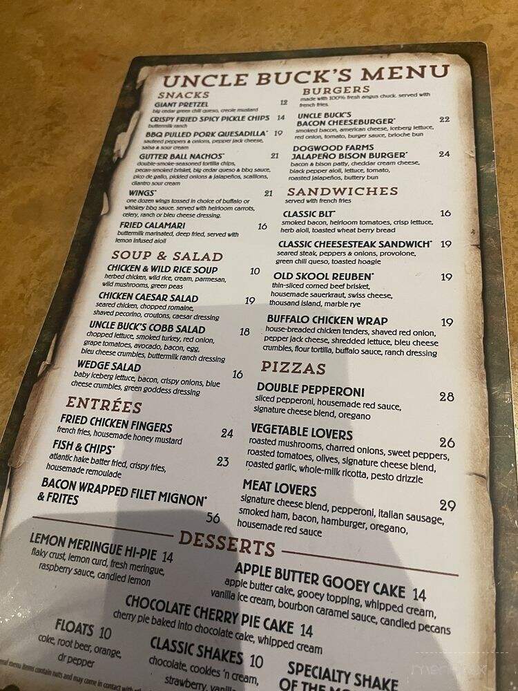Uncle Buck's Fish Bowl & Grill - Ridgedale, MO