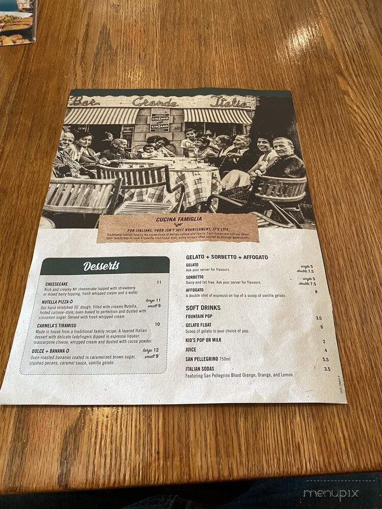 Famoso Neapolitan Pizzeria - Edmonton, AB menu_pic