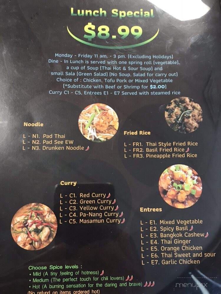 Thai By Thai Restaurant - Fremont, NE menu_pic