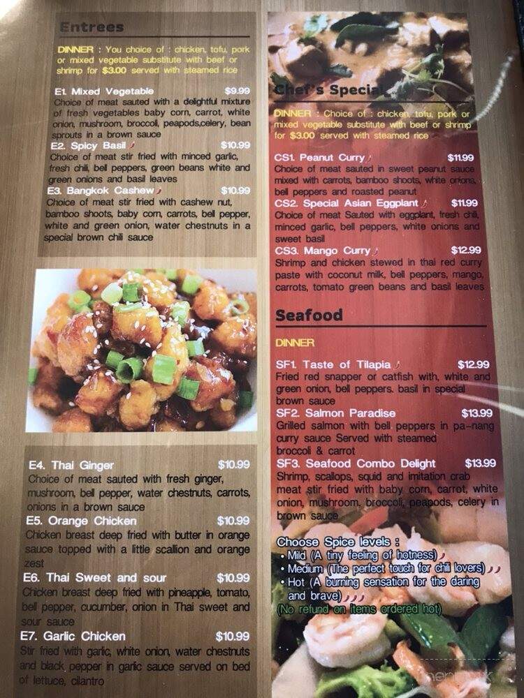 Thai By Thai Restaurant - Fremont, NE menu_pic