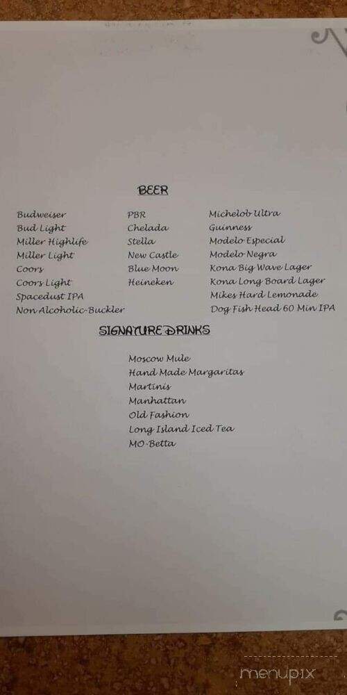 Cattle Company Steakhouse & Lounge - Evanston, WY menu_pic