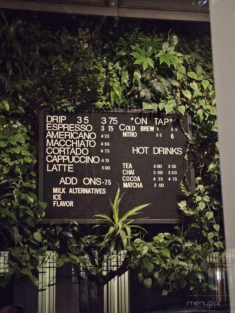 Hungry Ghost Coffee - Brooklyn, NY menu_pic