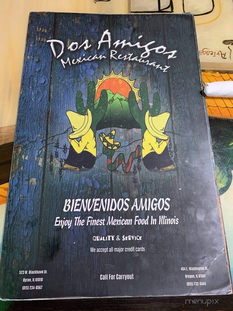 Dos Amigos - Oregon, IL menu_pic