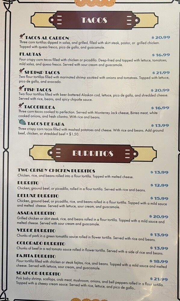 Maguey's Grill - Enumclaw, WA menu_pic