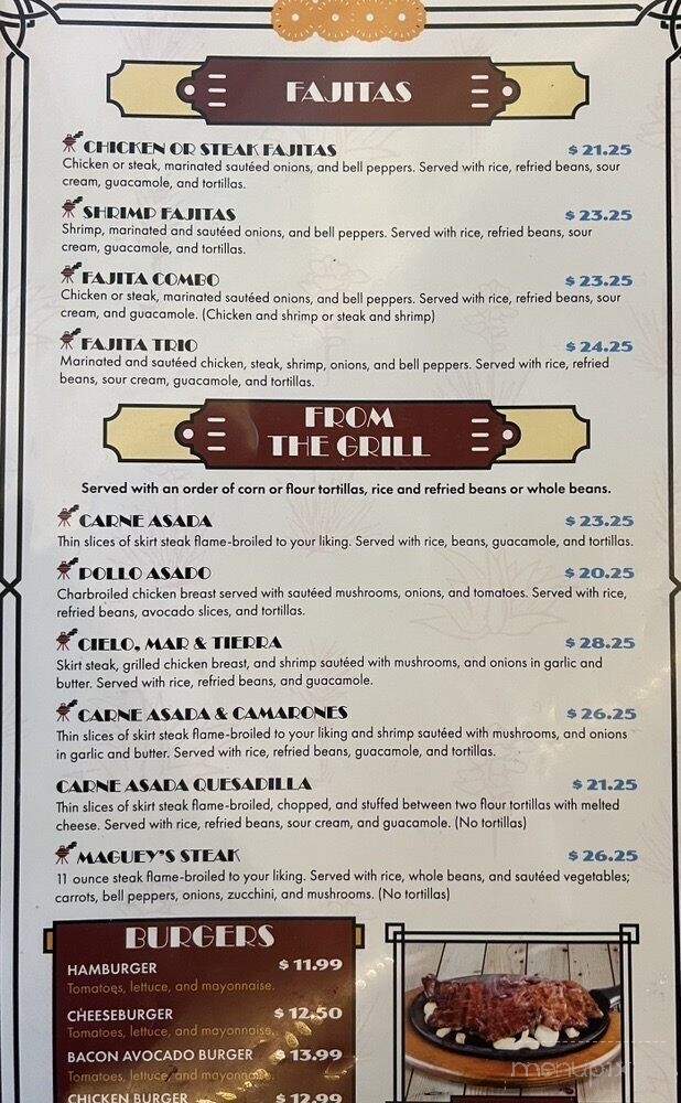 Maguey's Grill - Enumclaw, WA menu_pic