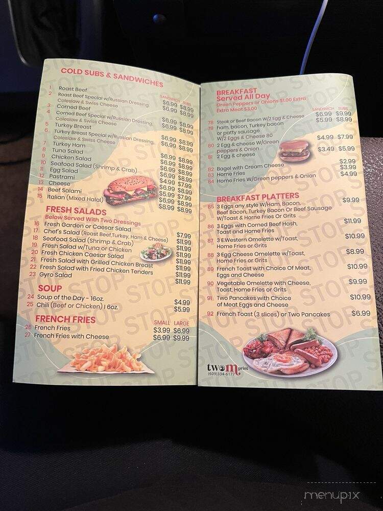 Sandwich Stop - Pleasantville, NJ menu_pic