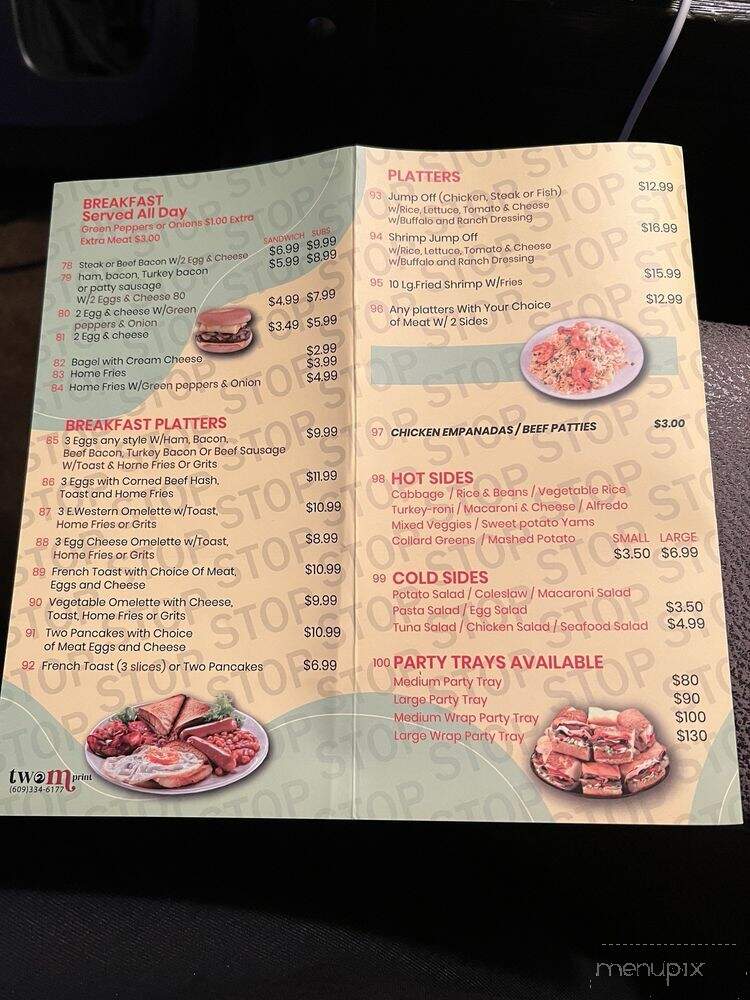 Sandwich Stop - Pleasantville, NJ menu_pic