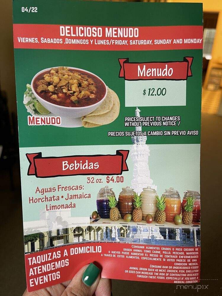 Taqueria Jamay Jalisco - Houston, TX menu_pic
