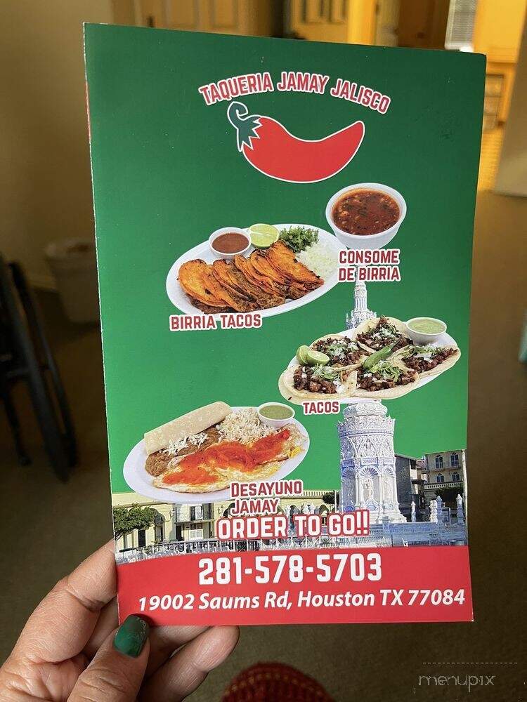 Taqueria Jamay Jalisco - Houston, TX menu_pic