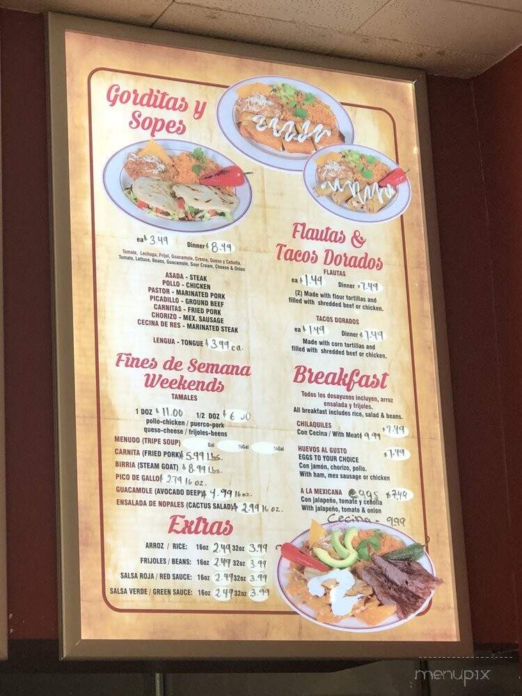 Tito's Tacos - Steger, IL menu_pic