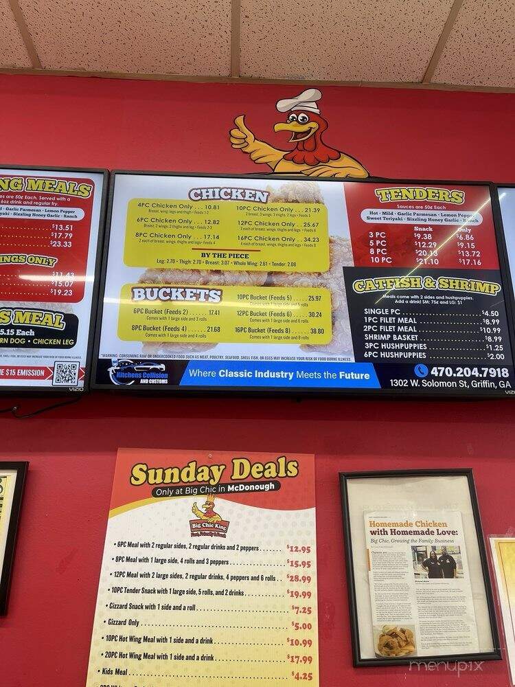 Big Chic - McDonough, GA menu_pic