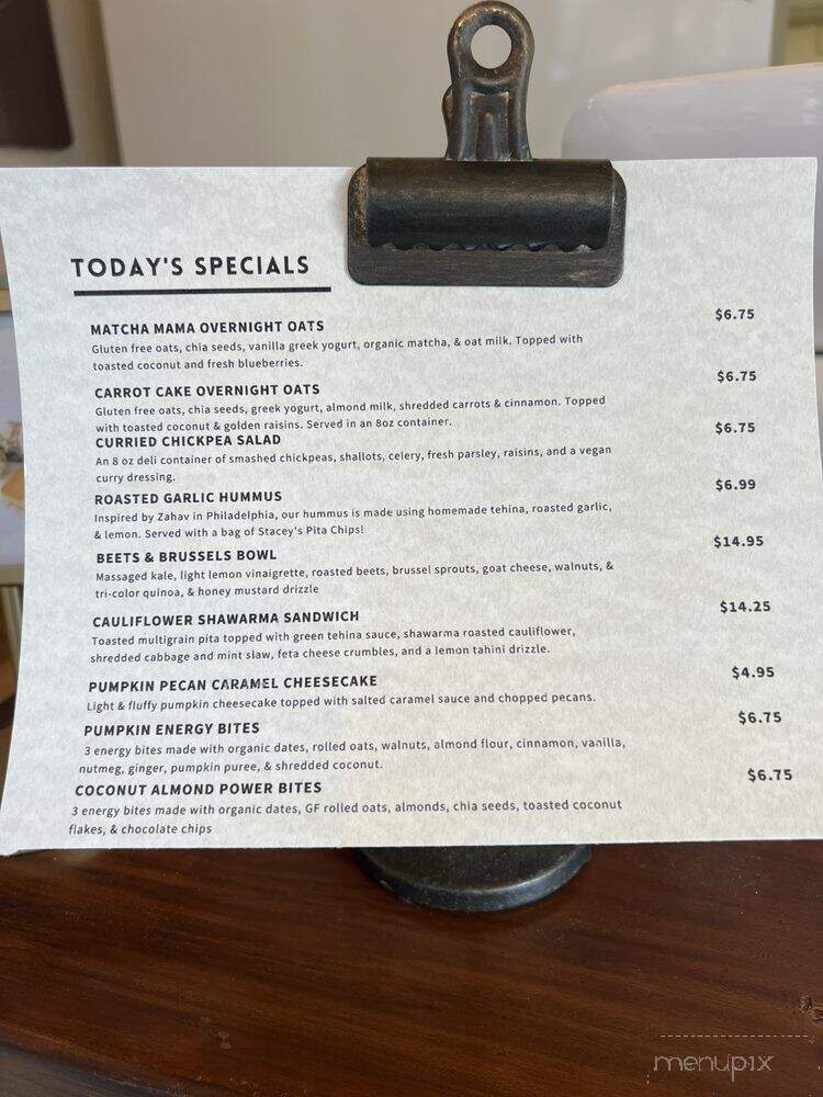 Nourish by MAMA - Doylestown, PA menu_pic