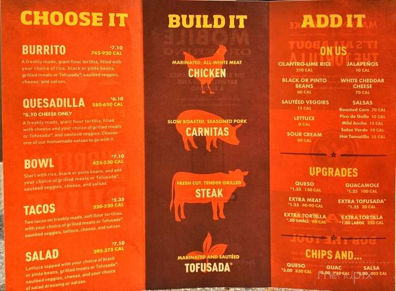 Pancheros - Brooklyn Park, MN menu_pic