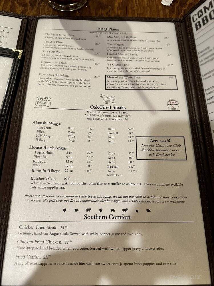 Community BBQ and Grill - Sachse, TX menu_pic