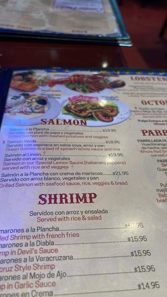 Ostioneria Michoacan - Houston, TX menu_pic