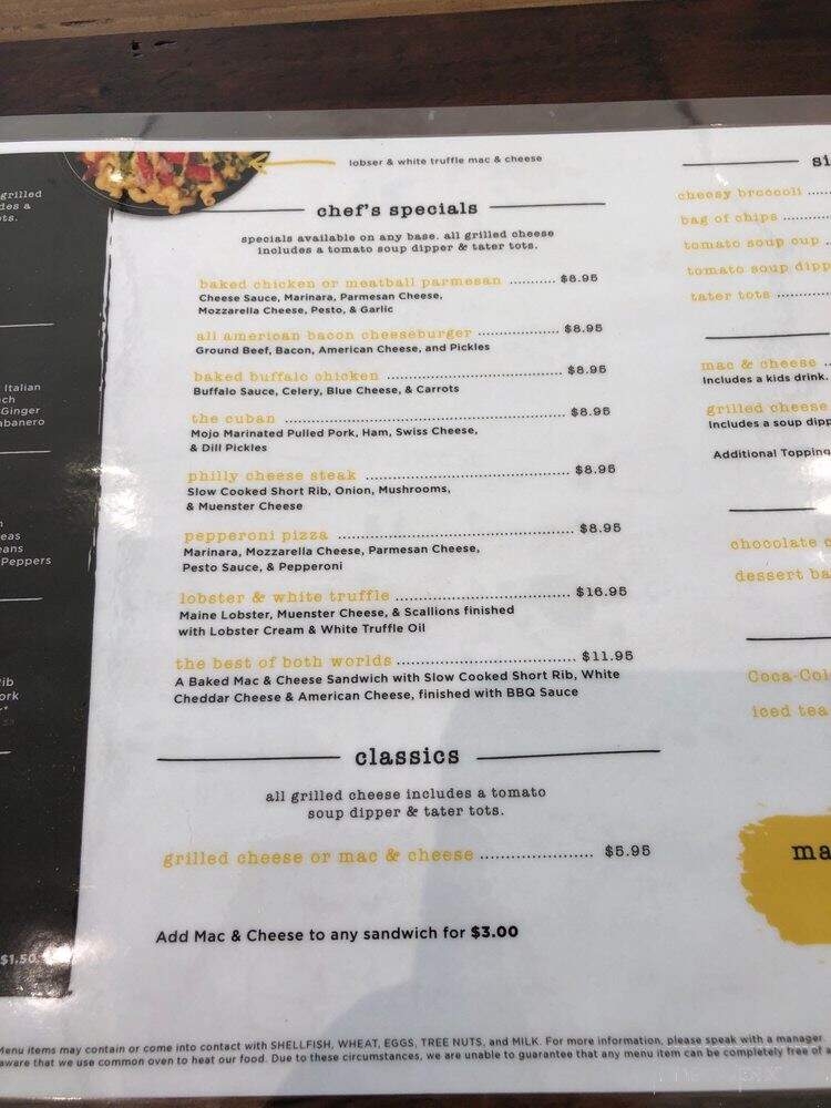 I Heart Mac & Cheese - Tallahassee, FL menu_pic