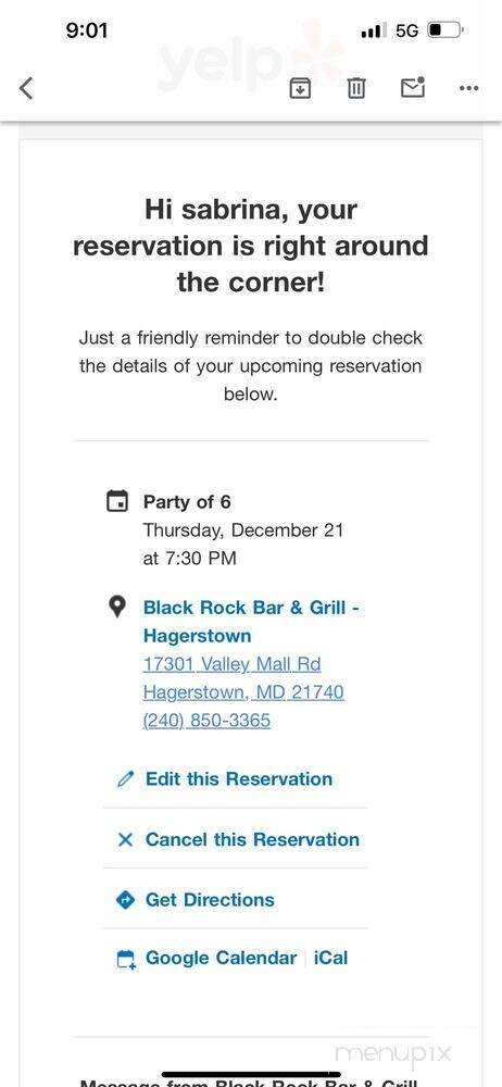 Black Rock Bar & Grill - Hagerstown, MD