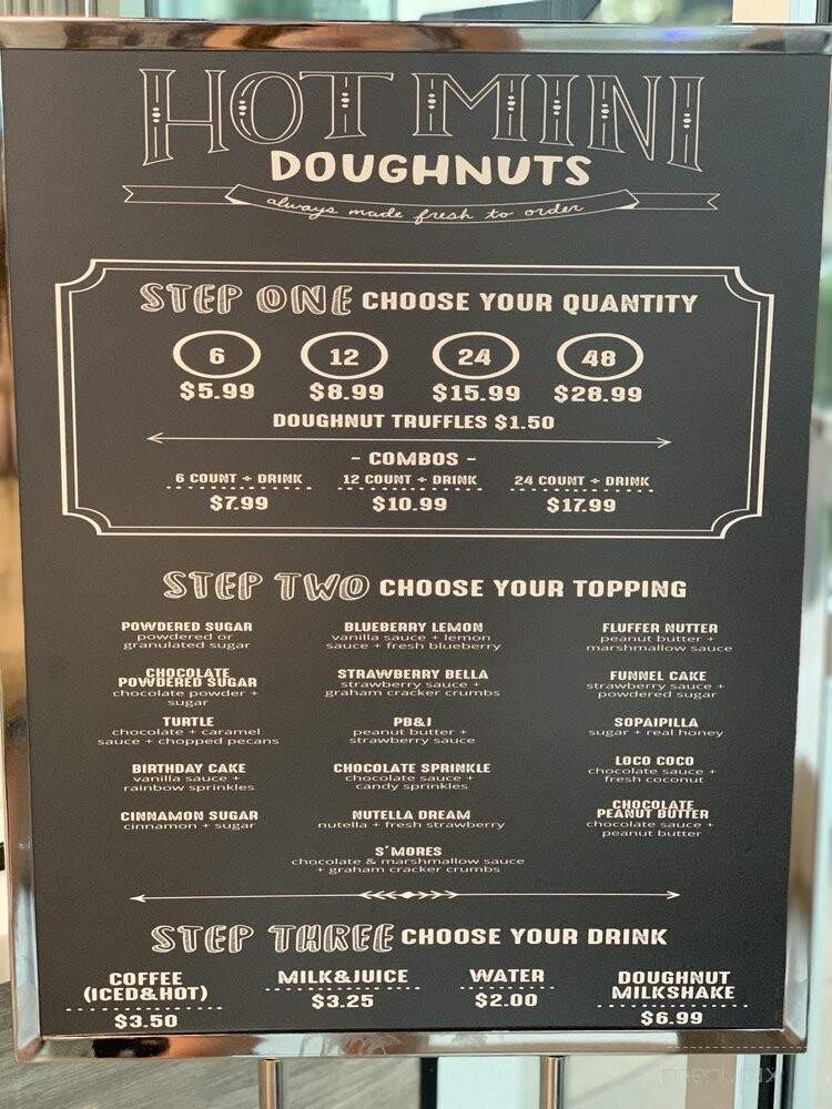 The Dapper Doughnut - El Paso, TX menu_pic
