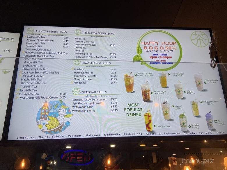 R&B Tea - Gardena, CA menu_pic